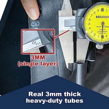 PIVOTRAX-90/90-21 or 80/100-21 (3.00 X 21) Heavy Duty Motorcycle Tube - 3mm Thick - TR4