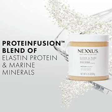 Nexxus Sulfate-Free Scalp Scrub Hair Treatment Exfoliating and Nourishing Detox Hair Care 11.25 oz