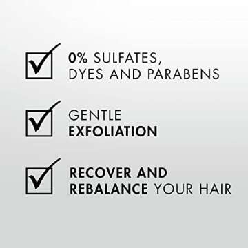 Nexxus Sulfate-Free Scalp Scrub Hair Treatment Exfoliating and Nourishing Detox Hair Care 11.25 oz