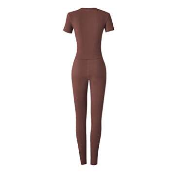 LICOBOD Women's Workout Ribbed Set XS-3XL - Stylish Activewear