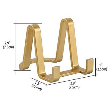 Plate Stands for Display - Plastic Easel Stand Plate Holder Display Stand Picture Frame Stand for Pi...