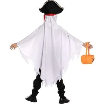 Spooktacular Pirate Ghost Costume for Kids Halloween
