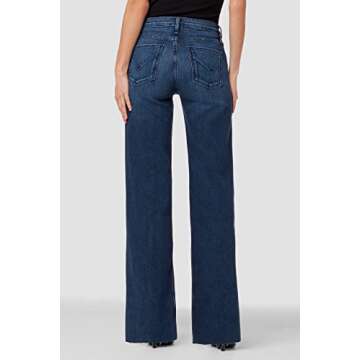 Hudson Jeans Women's Rosie High Rise Wide Leg Jean, Dover, 24