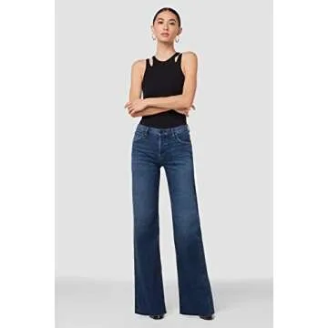 Hudson Jeans Women's Rosie High Rise Wide Leg Jean, Dover, 24