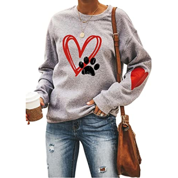 Vekline Dog Mom Sweatshirt - Cute & Comfy Dog Lover Apparel