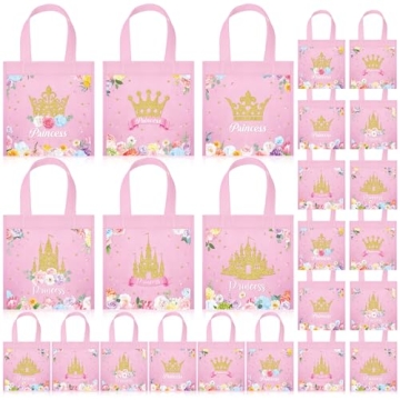 Enchanting WILLBOND Princess Party Favor Bags for Kids