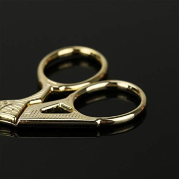 AQUEENLY Gold Embroidery Scissors Set for Crafts