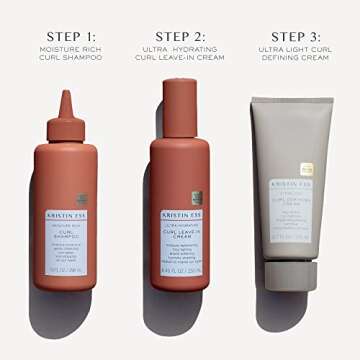 Kristin Ess Bouncy Curls Set - Hydrating Shampoo and Cream