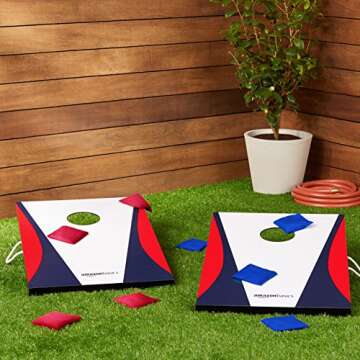 Durable Amazon Basics Cornhole Set for Outdoor Fun