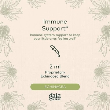 GaiaKids Echinacea Goldenseal Drops for Immune Support