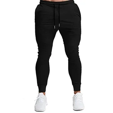 BUXKR Men's Slim Joggers for Gym and Running