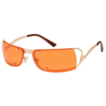 Shop Appassal Orange Retro Sunglasses for Stylish Flair