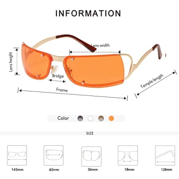 Shop Appassal Orange Retro Sunglasses for Stylish Flair