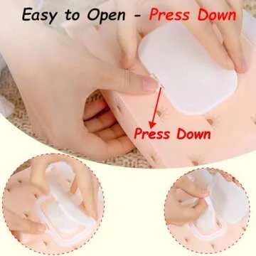 4 Pack Wipe Dispenser - Perfect for On-the-Go Parents