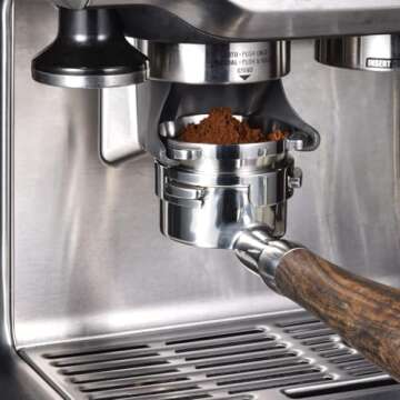 Hands-Free Dosing Funnel, MATOW 54mm Dosing Funnel with Grinder Trigger Compatible with Breville 54mm Portafilters