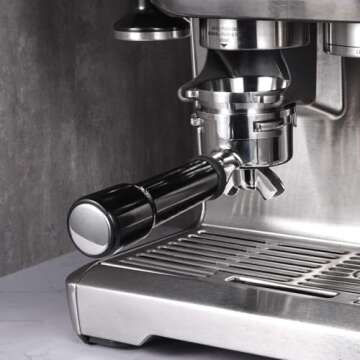Hands-Free Dosing Funnel, MATOW 54mm Dosing Funnel with Grinder Trigger Compatible with Breville 54mm Portafilters