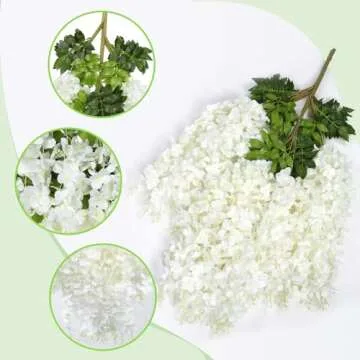 Pauwer Wisteria Hanging Flowers for Elegant Event Decor