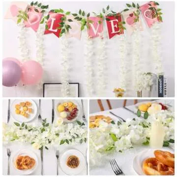 Pauwer Wisteria Hanging Flowers for Elegant Event Decor