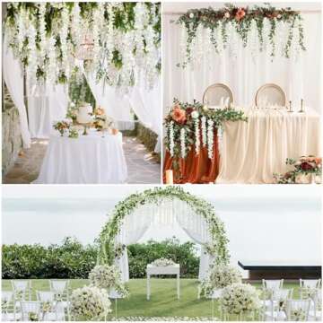 Pauwer Wisteria Hanging Flowers for Elegant Event Decor