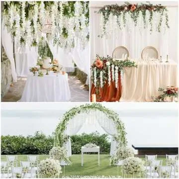 Pauwer Wisteria Hanging Flowers for Elegant Event Decor