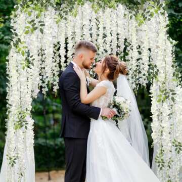 Pauwer Wisteria Hanging Flowers for Elegant Event Decor