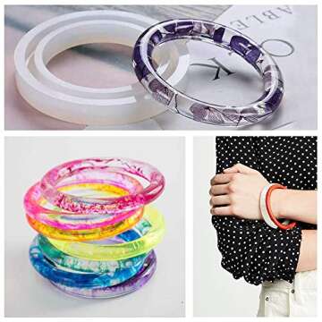 Resin Molds Large Bracelet Set for DIY Jewelry Craft