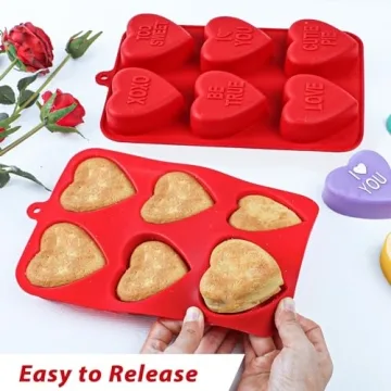 Webake Conversation Heart Silicone Mold for Baking