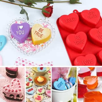 Webake Conversation Heart Silicone Mold for Baking
