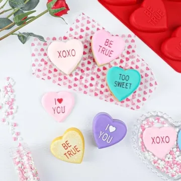 Webake Conversation Heart Silicone Mold for Baking