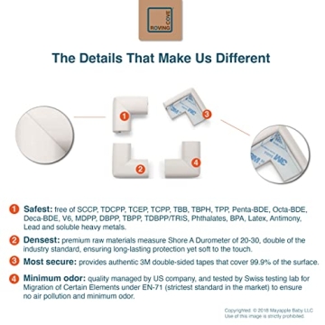 Roving Cove Corner Protectors: Safe Heavy-Duty Rubber Foam