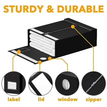 SpaceAid Bed Sheet Organizers for Neat Linen Closet Storage