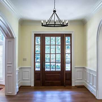 Fiora 10-Light Rustic Chandelier - Stylish Home Lighting