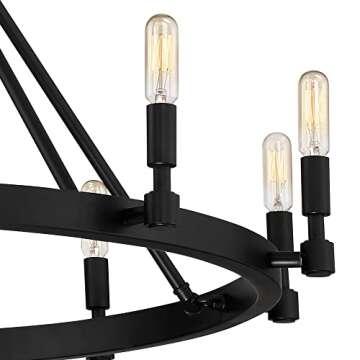 Fiora 10-Light Rustic Chandelier - Stylish Home Lighting