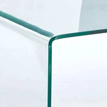 Coaster Furniture Writing Desk Clear and Chrome for Modern Spaces