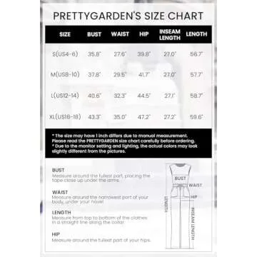 Versatile PRETTYGARDEN Women's Jumpsuit - Chic & Comfy