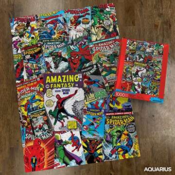 AQUARIUS Marvel Spiderman Puzzle - 1000 Pieces - Glare-Free