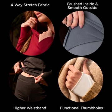 Cuddl Duds Women's Fleece Lined Thermal Underwear Set