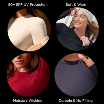 Cuddl Duds Women's Fleece Lined Thermal Underwear Set