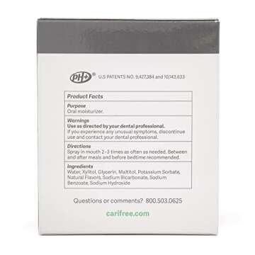 CariFree Mint Oral Spray - Moisturizing Breath Freshener