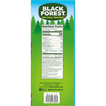 Black Forest Gummy Hearts - Real Fruit Juice Treats