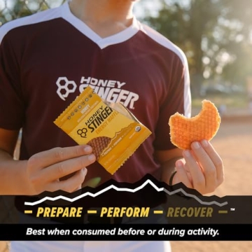 Honey Stinger Organic Honey Waffle for Energy & Performance