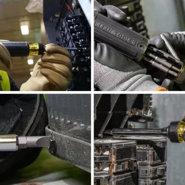 Klein Tools Multi-bit Ratcheting Screwdriver, 15-in-1