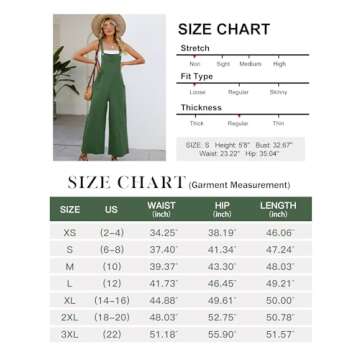 Flygo Overalls for Women Cotton Linen Bib Overalls Loose Fit Wide Leg Jumpsuits Casual Rompers with Pockets(Coffee-M)