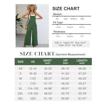 Flygo Overalls for Women Cotton Linen Bib Overalls Loose Fit Wide Leg Jumpsuits Casual Rompers with Pockets(Coffee-M)