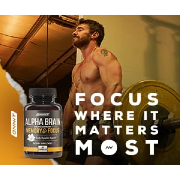 ONNIT Alpha BRAIN Nootropic Brain Supplement - Focus & Memory