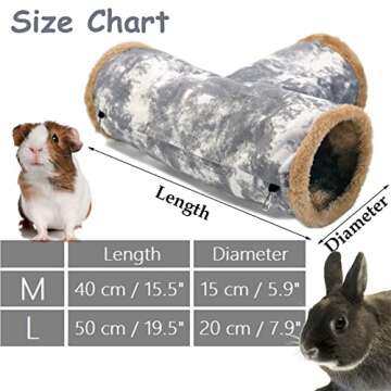 Fun LeerKing Guinea Pig Tunnel for Small Animals