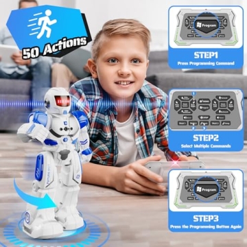 FAFUGANIA Programmable Robot Toy for Kids - Fun Interaction