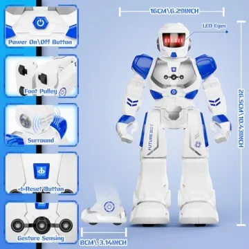 FAFUGANIA Programmable Robot Toy for Kids - Fun Interaction