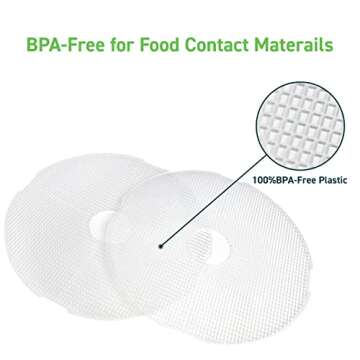 COSORI Mesh Screens for CFD-N051-W Dehydrator 2 Pack