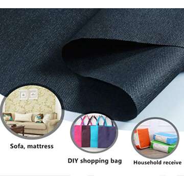 Home Sewing Depot Black Cambric, 3 YDS Upholstery Supply